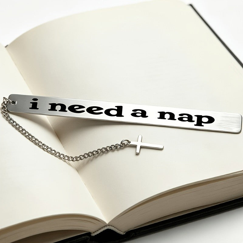Engraved Nap Quote Bookmark