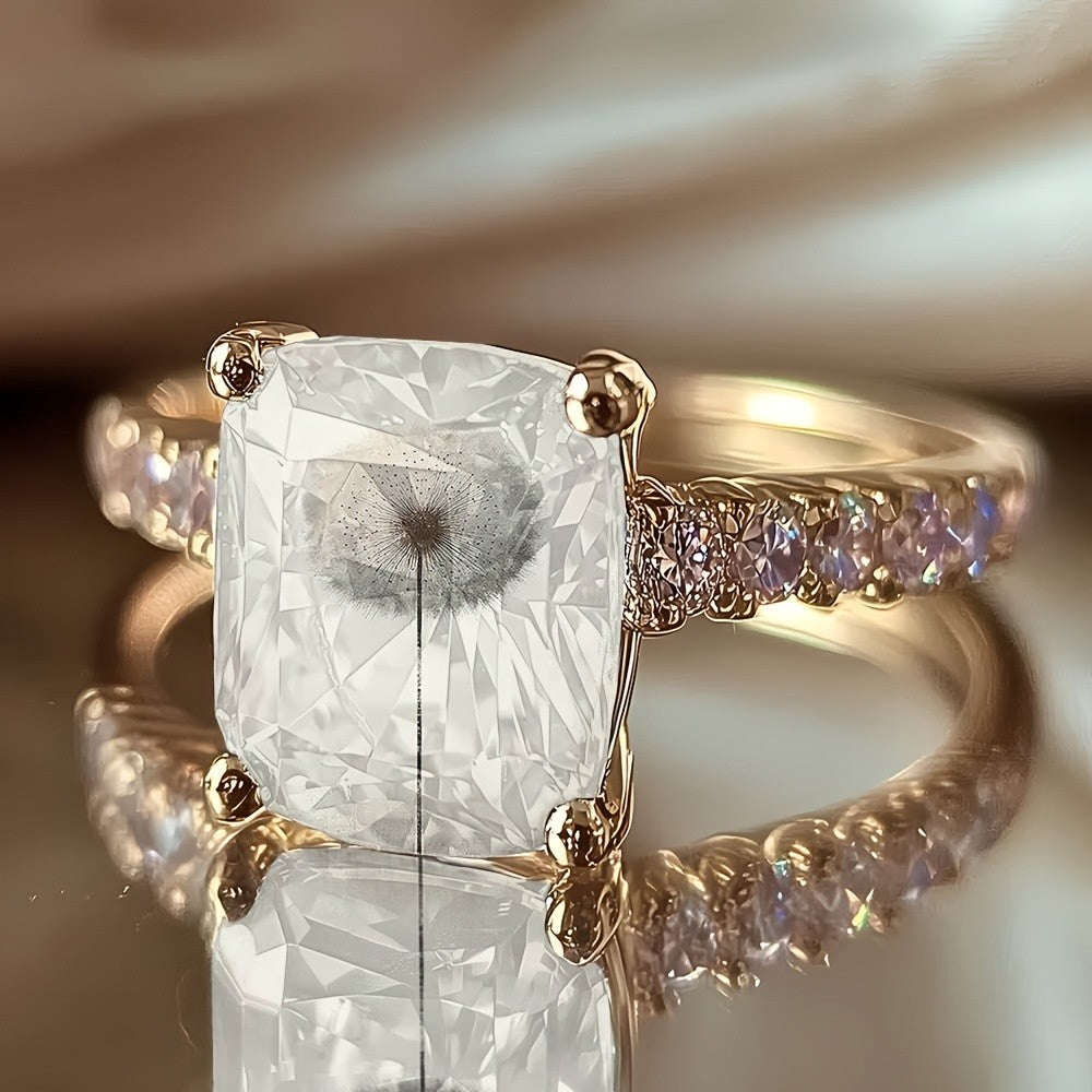 Dandelion Square Ring