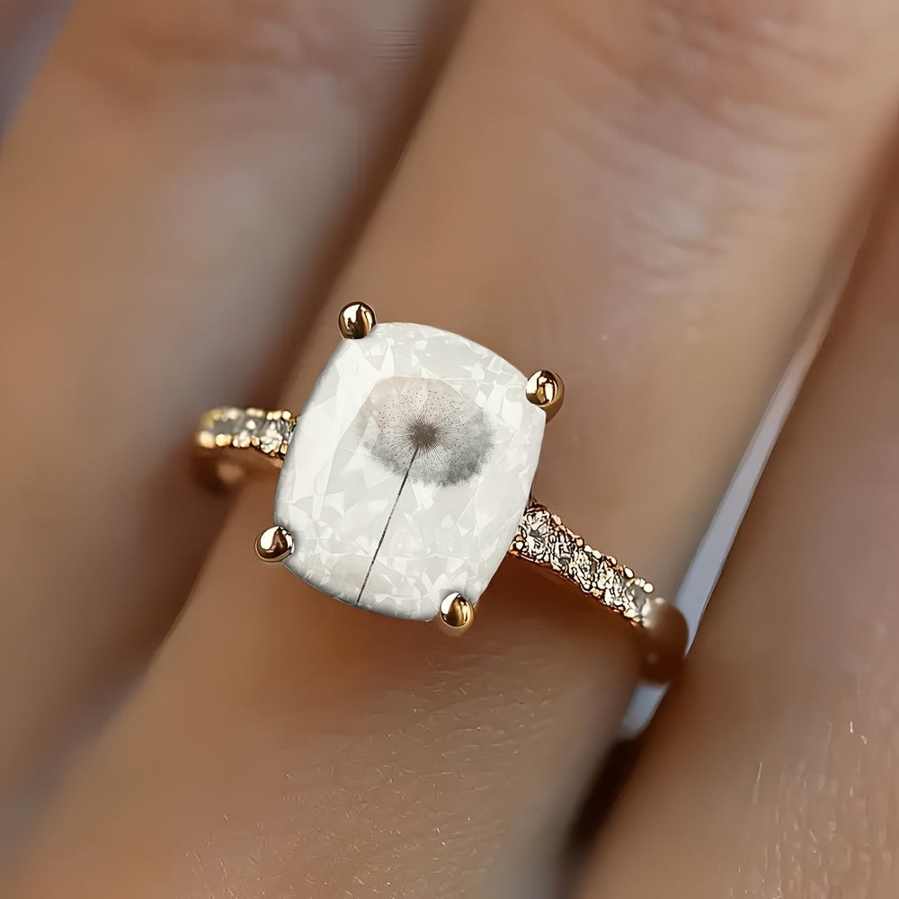 Dandelion Square Ring