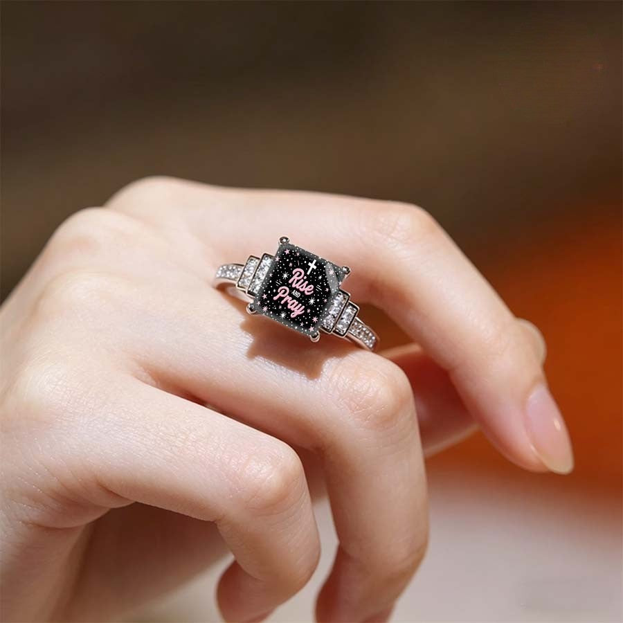 Rise and Pray Square Ring