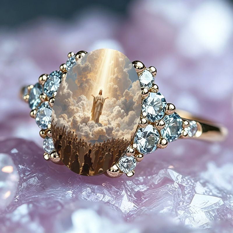 Oval Ascension Ring