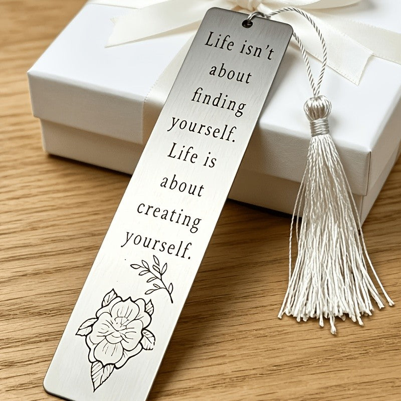 Floral Quote Bookmark