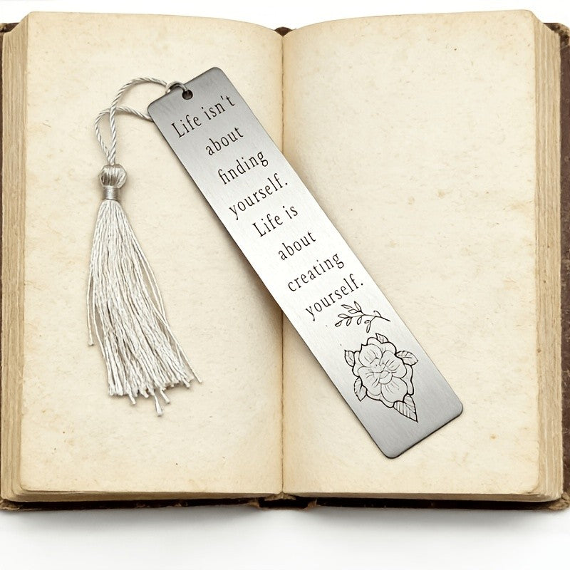 Floral Quote Bookmark
