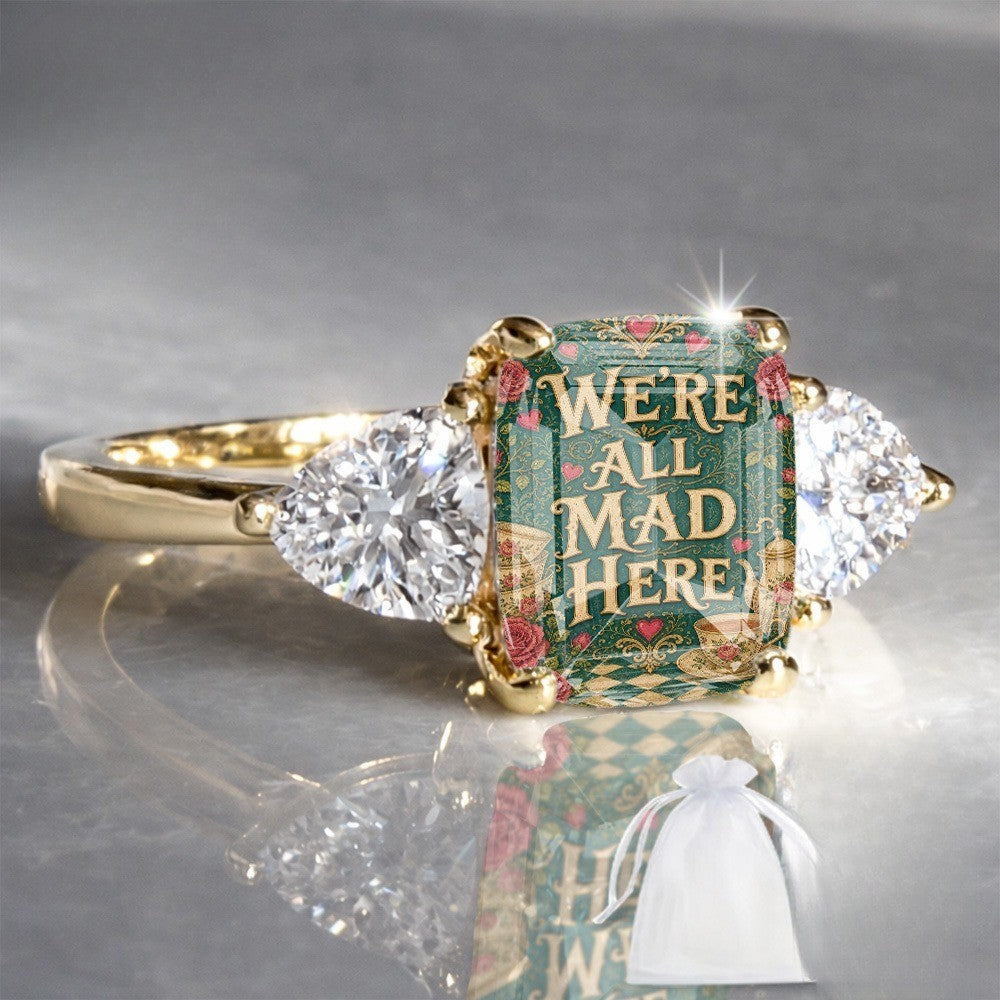 Vintage Teacup Marquise Ring
