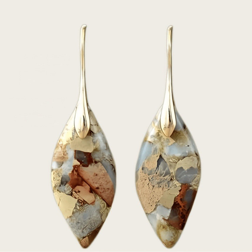 Mosaic Marquise Drop Earrings