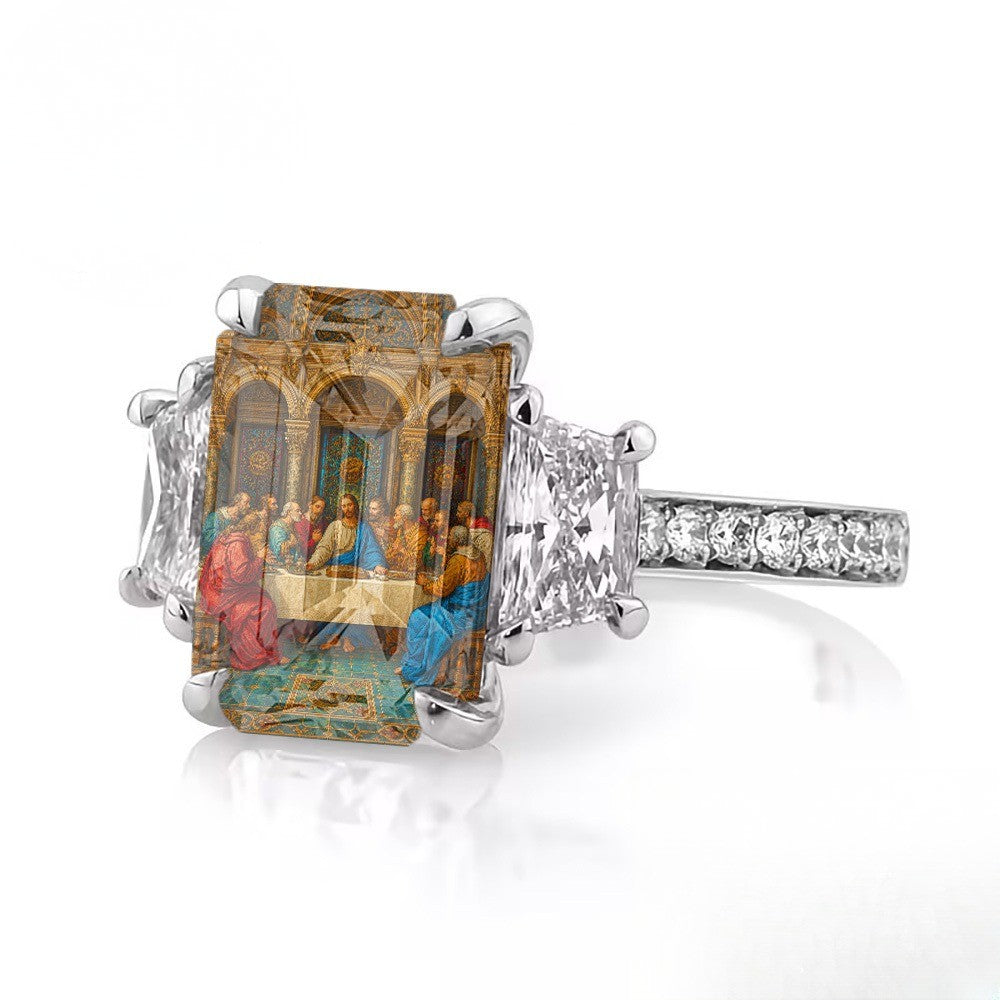 Last Supper Square Ring