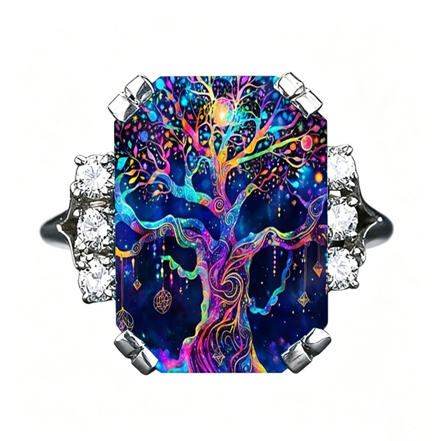 Cosmic Tree of Life Ring