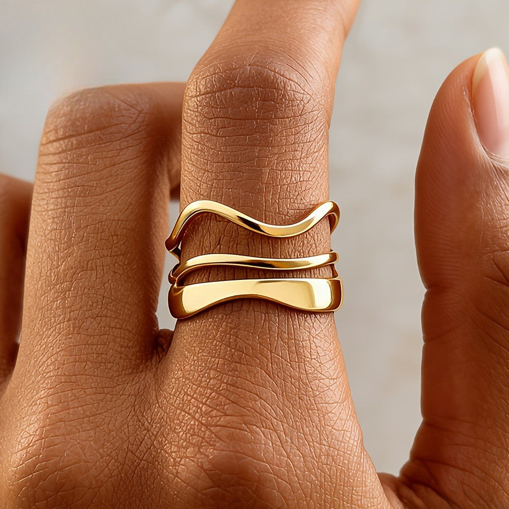 Wavy Open Ring