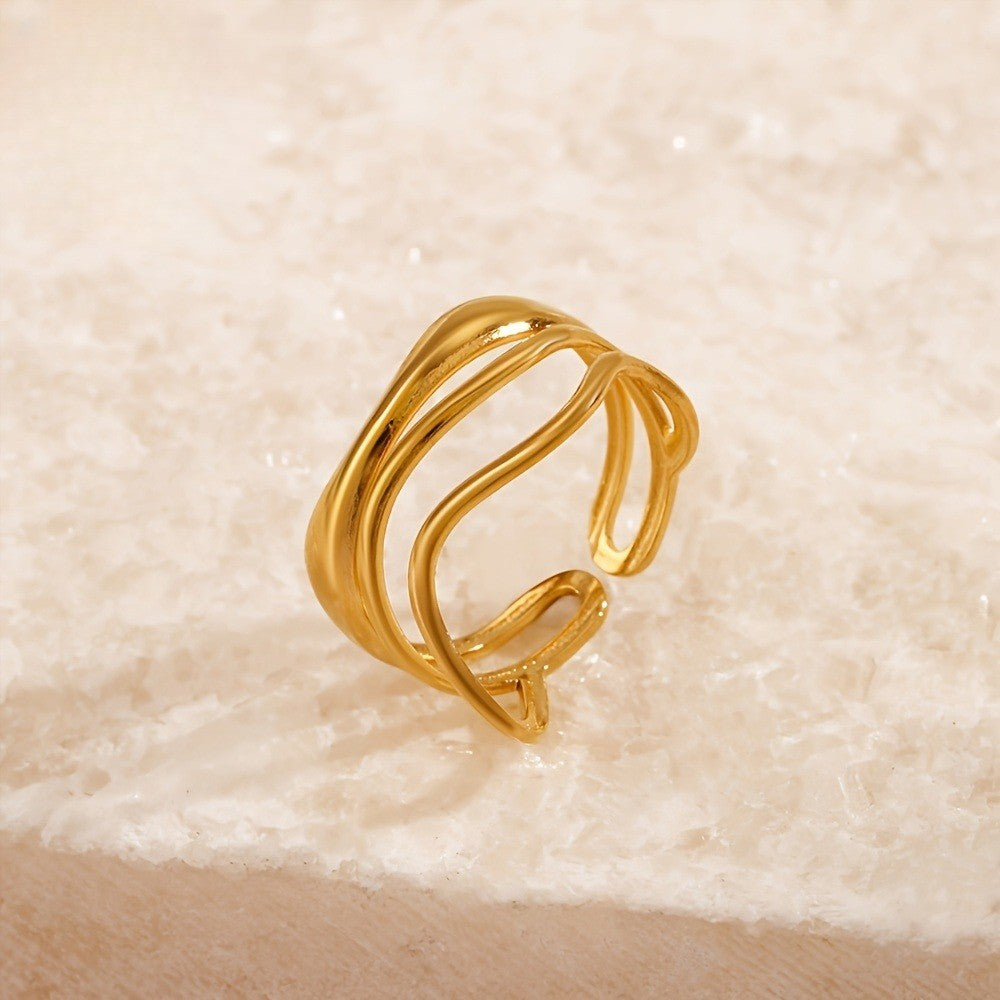 Wavy Open Ring