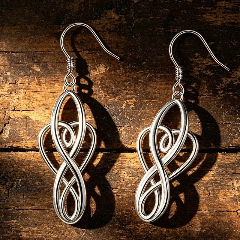 Infinity Loop Dangle Earrings