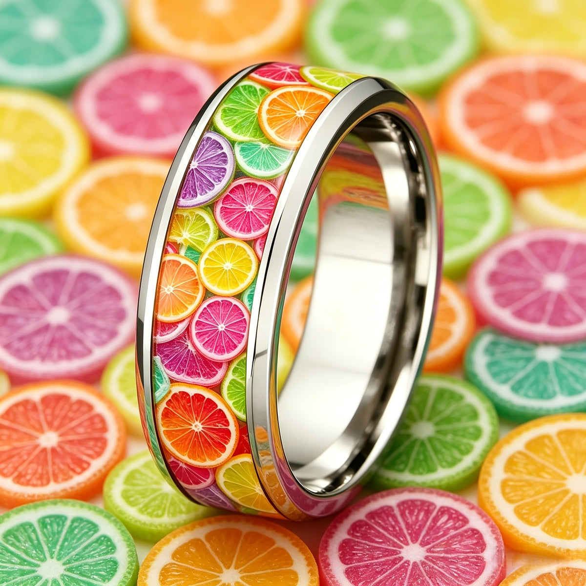 Colorful Citrus Slice Ring