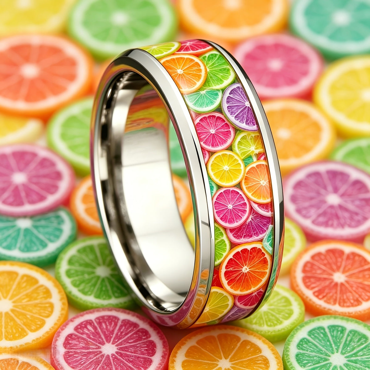 Colorful Citrus Slice Ring