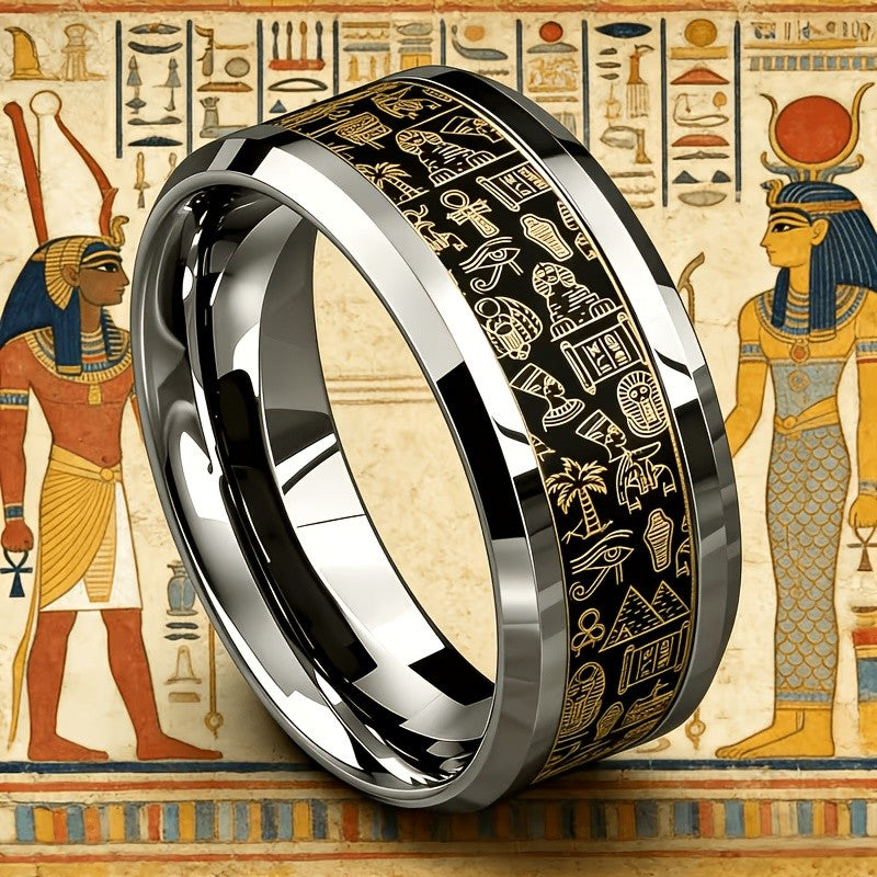 Egyptian Hieroglyphic Ring