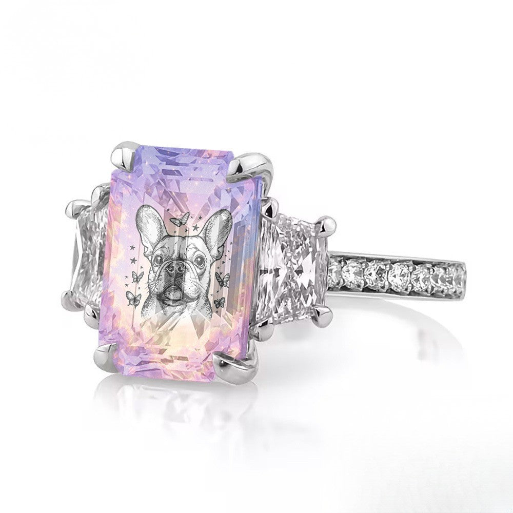 French Bulldog Square Ring