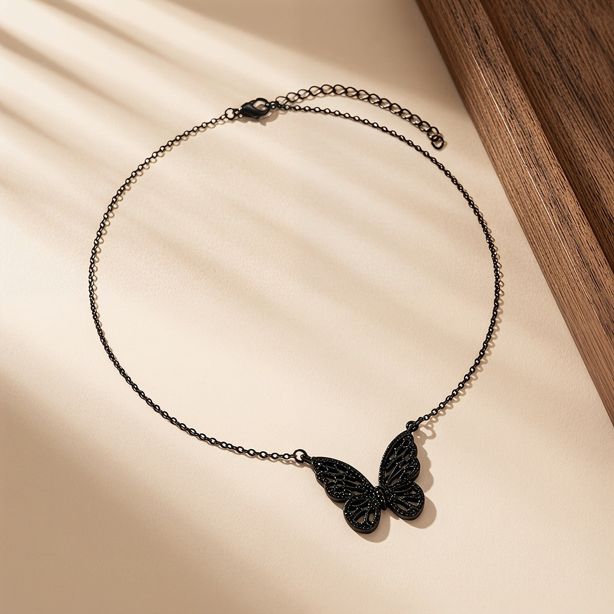 Black Butterfly Anklet