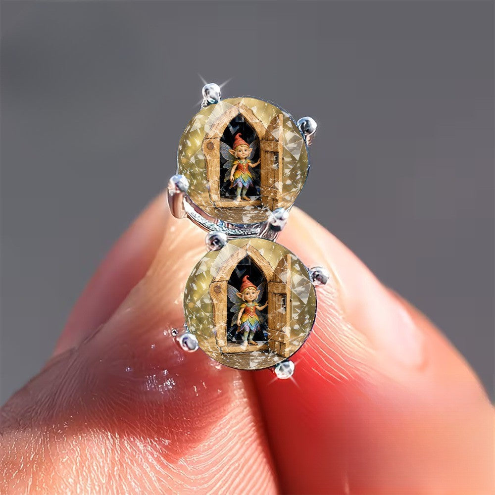 Fairy Door Stud Earrings