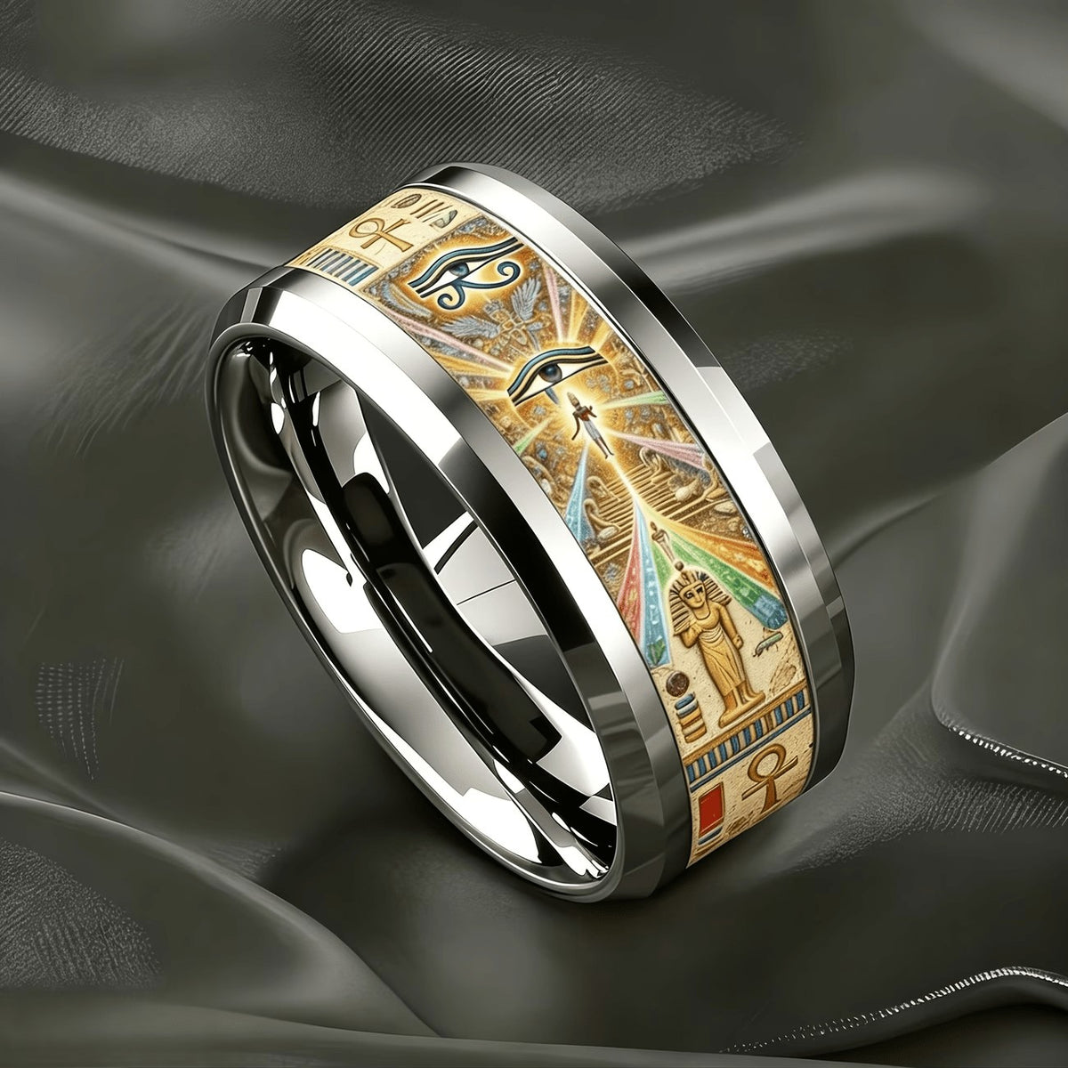 Egyptian Eye of Horus Ring
