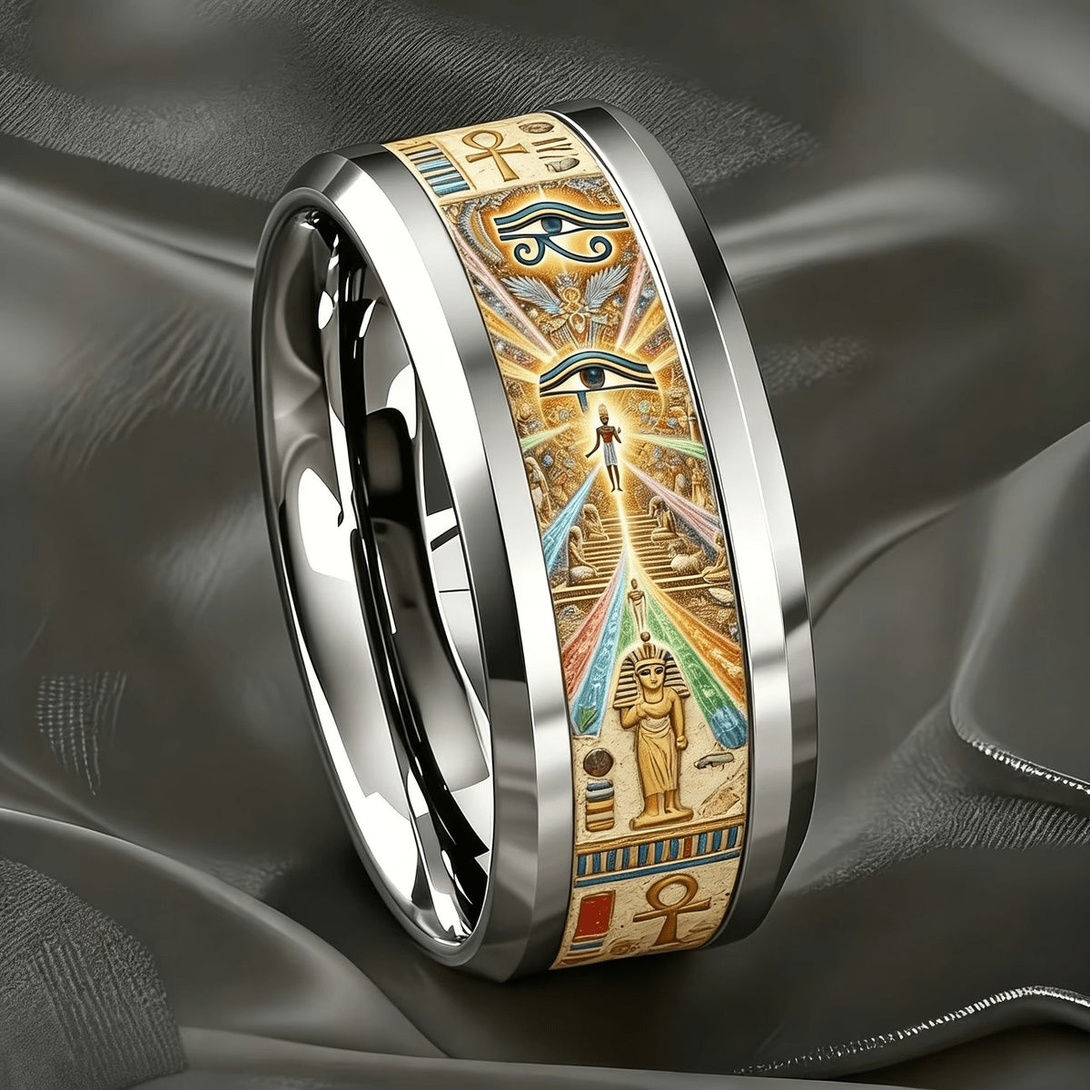 Egyptian Eye of Horus Ring
