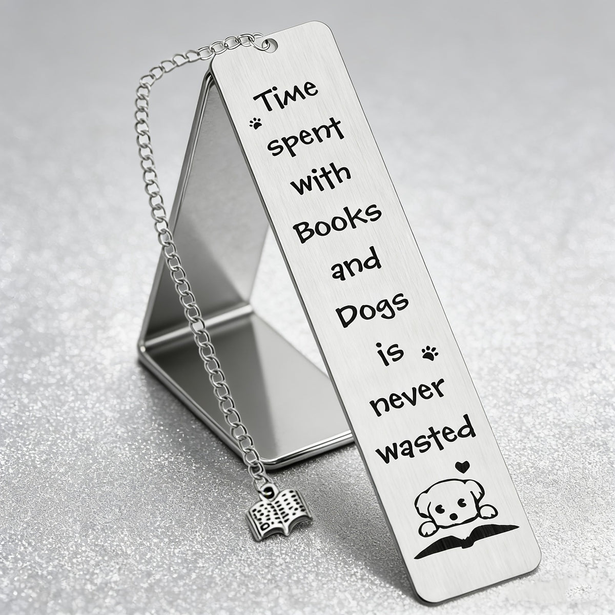 Books and Dogs Bookmark