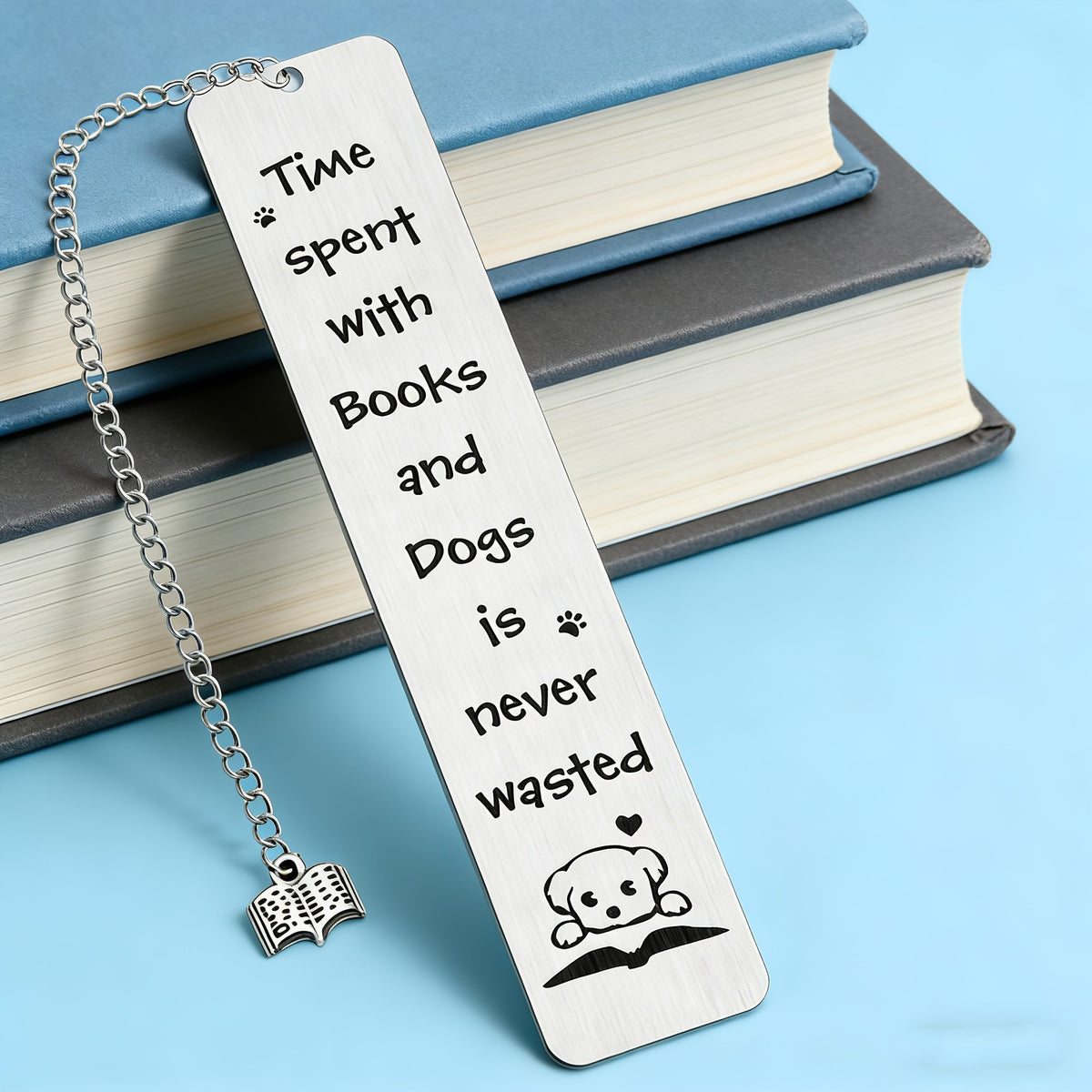 Books and Dogs Bookmark