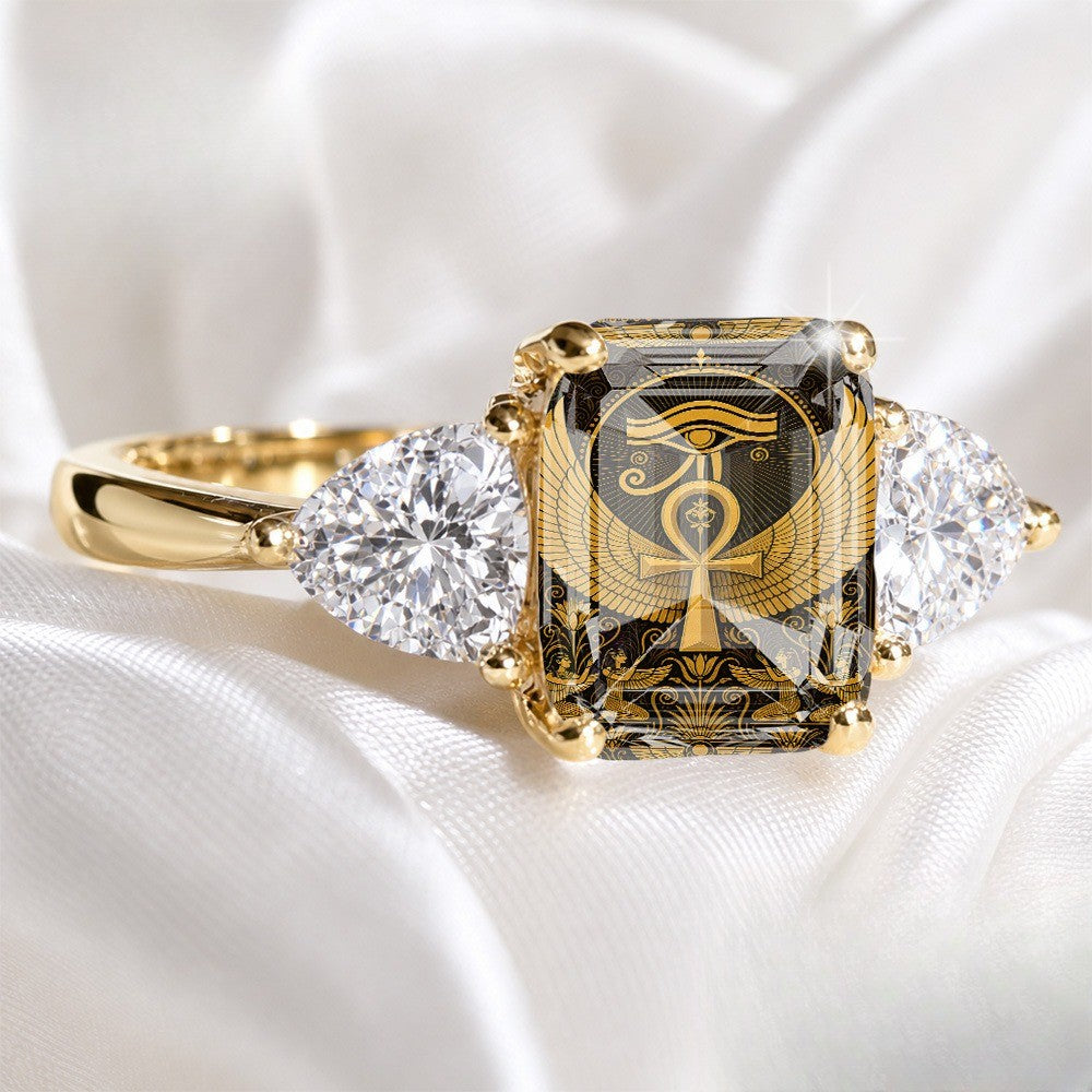 Egyptian Winged Eye Ring