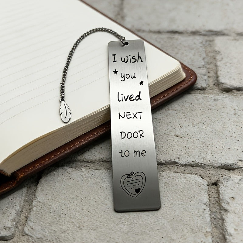 "I Wish You Lived Next Door" Bookmark