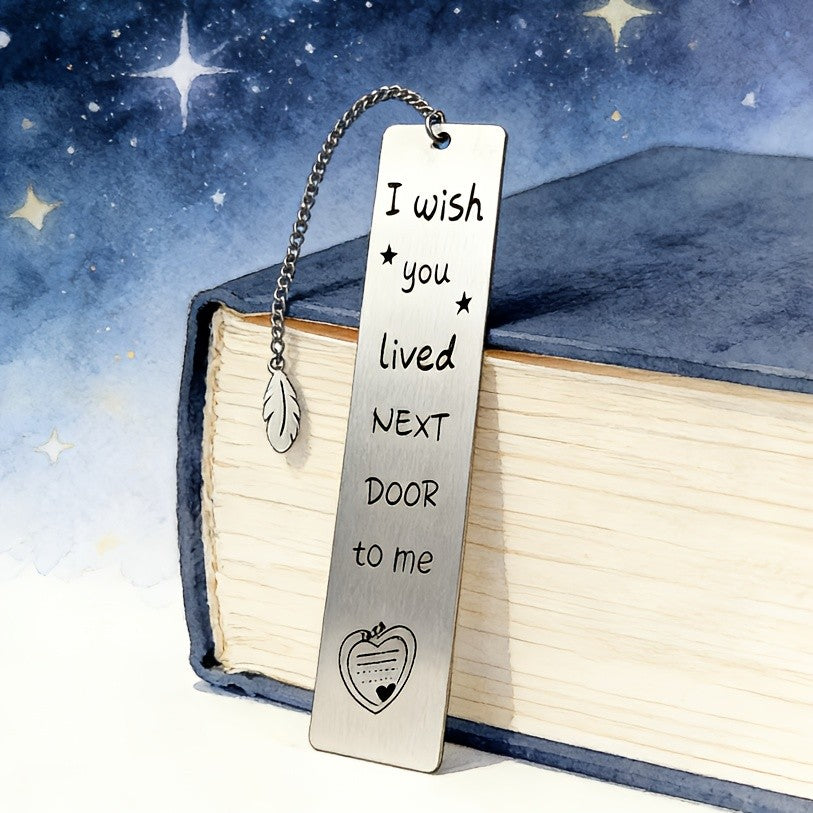 "I Wish You Lived Next Door" Bookmark
