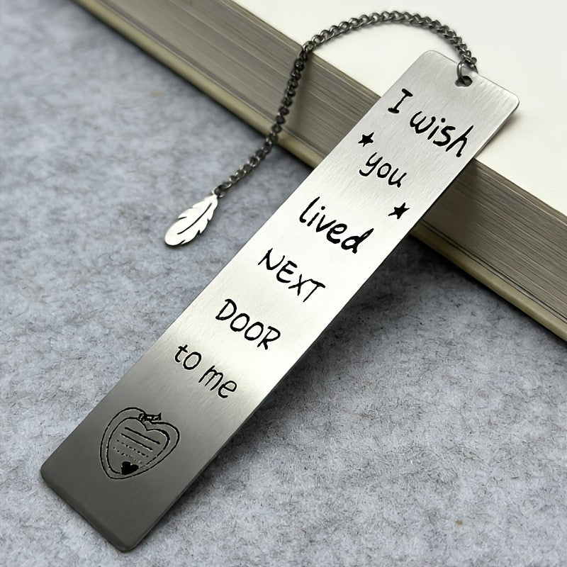 "I Wish You Lived Next Door" Bookmark