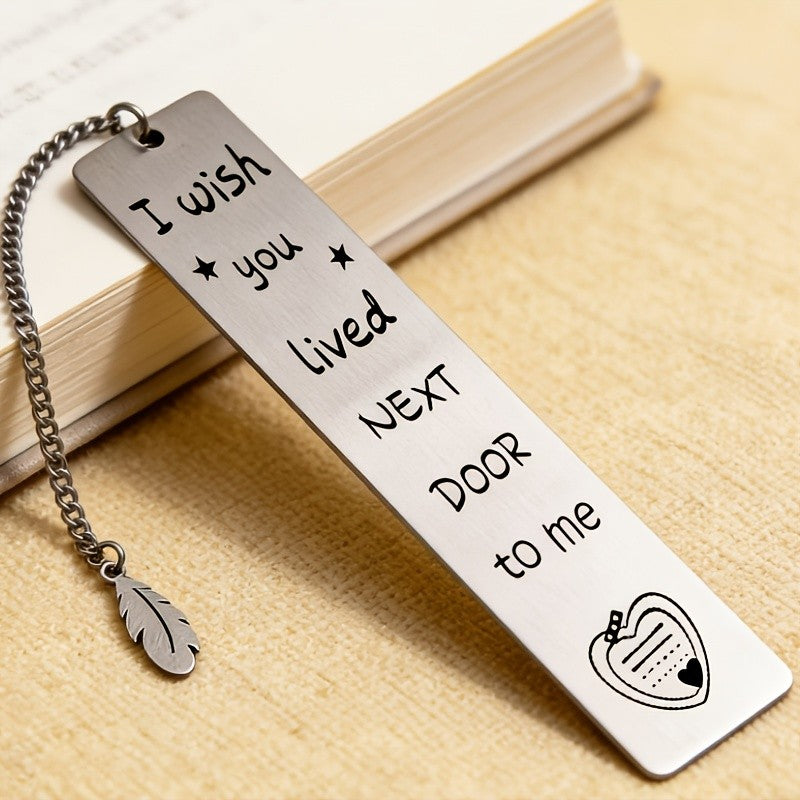 "I Wish You Lived Next Door" Bookmark