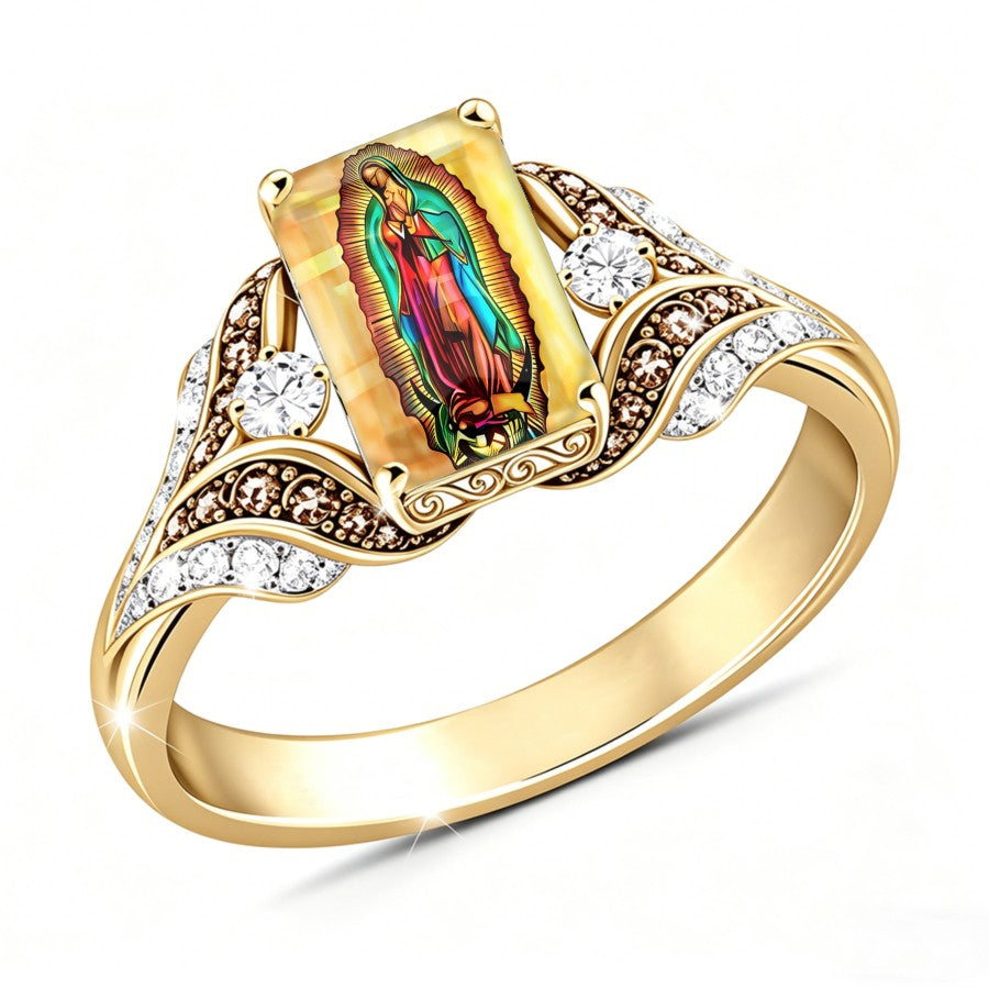 Our Lady of Guadalupe Rectangular Ring