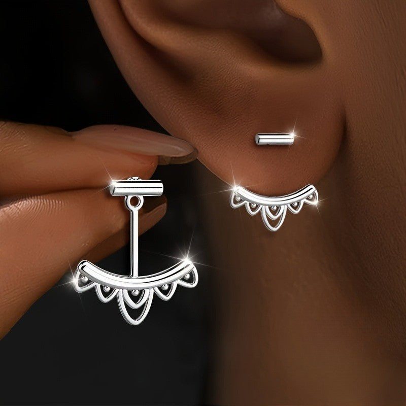 Scallop Drop Earrings