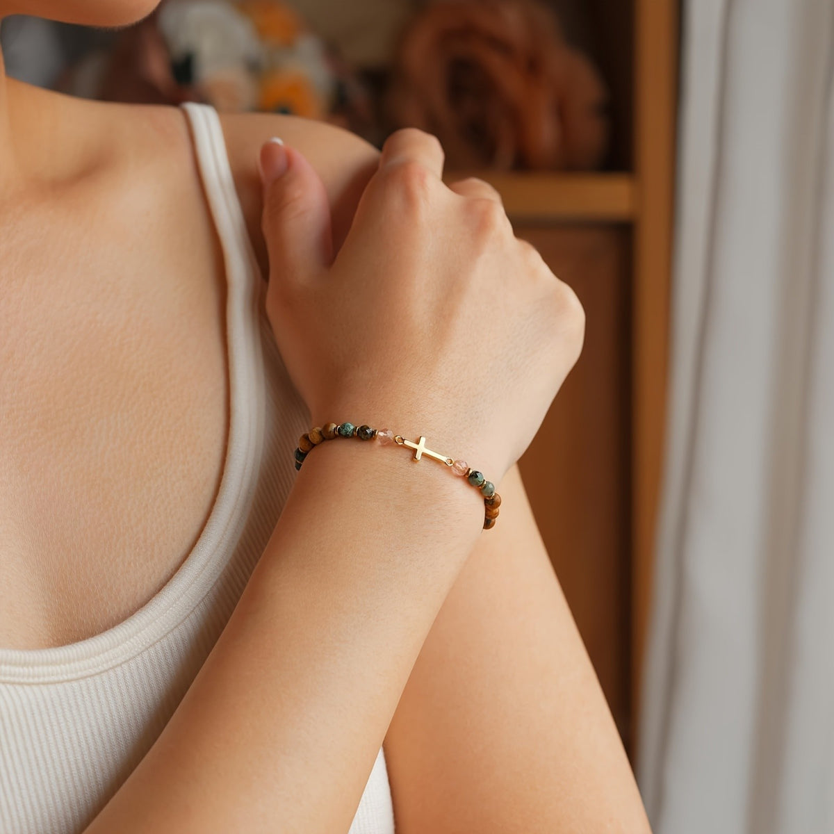 Sister in Christ Bead Bracelet