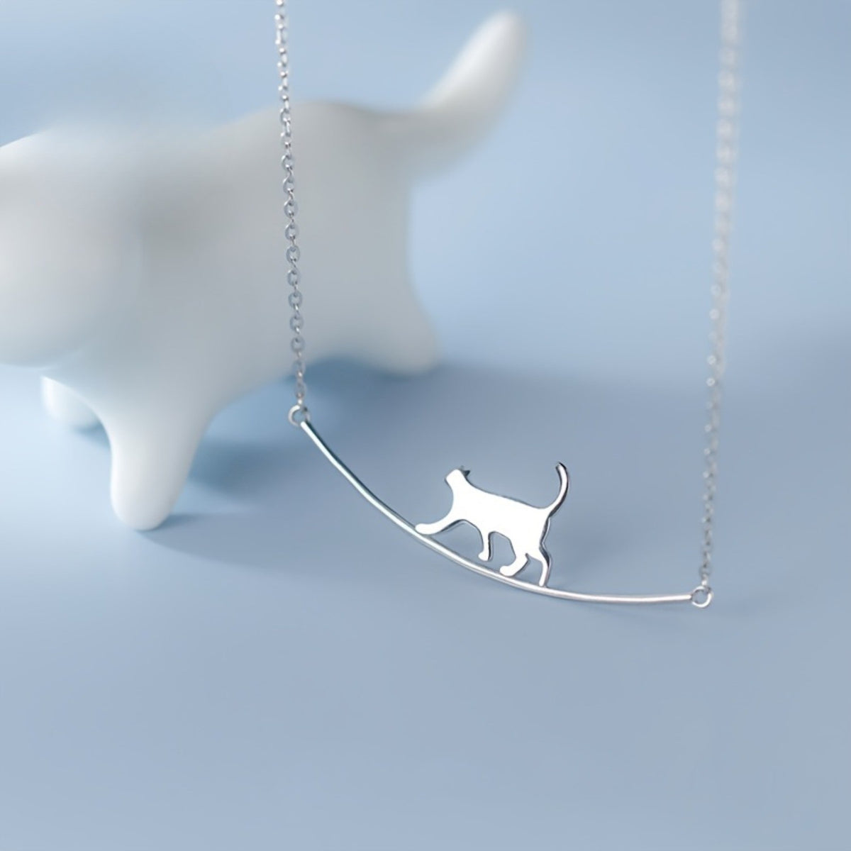 Curved Cat Anklet