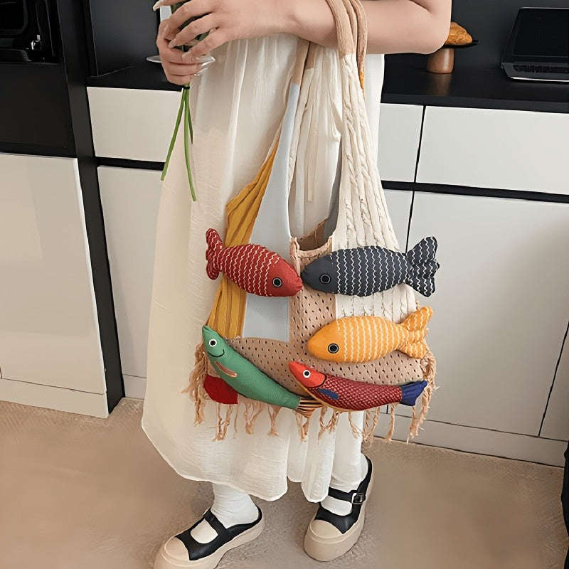 Colorful Fish Tote Bag