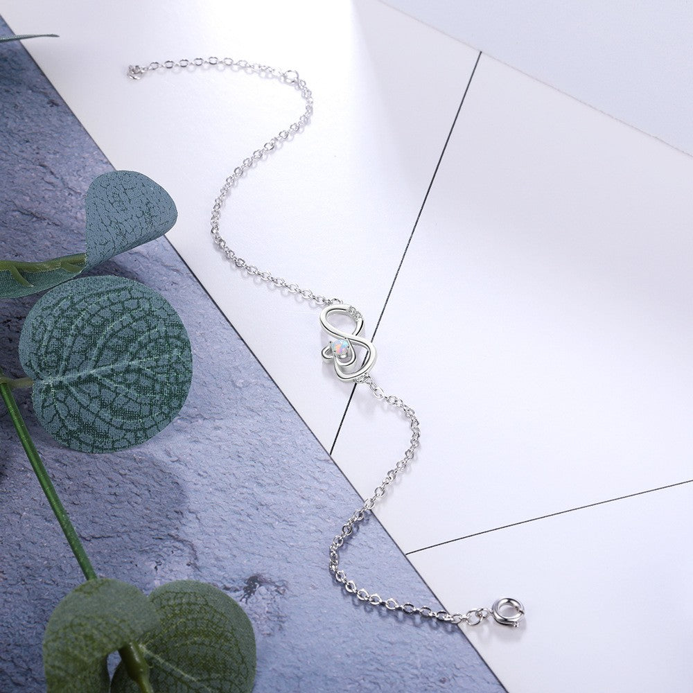 Heart Infinity Anklet