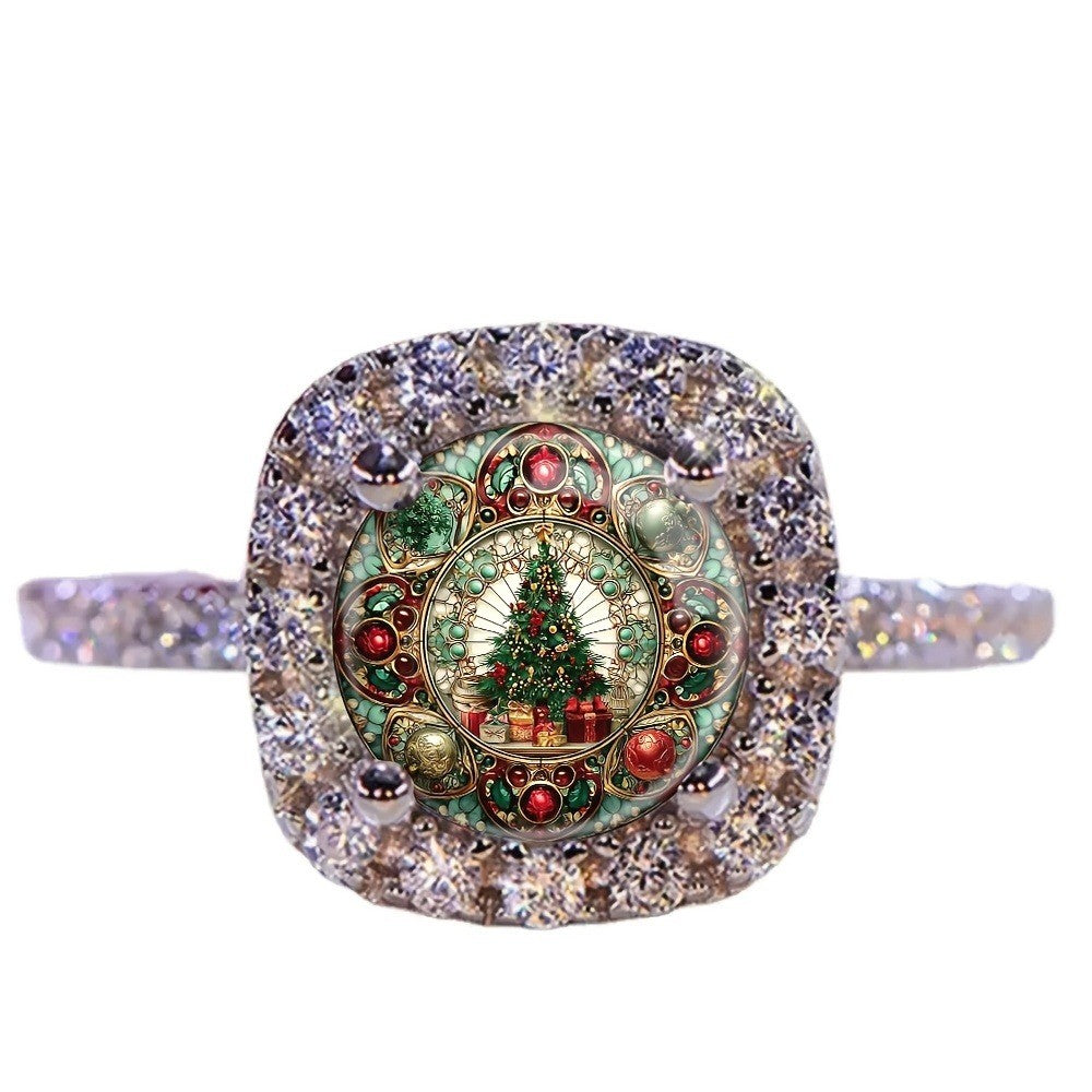 Christmas Tree Statement Ring