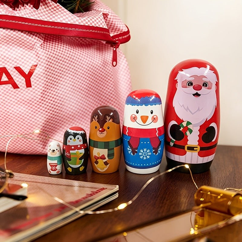 Holiday Character Nesting Doll Set