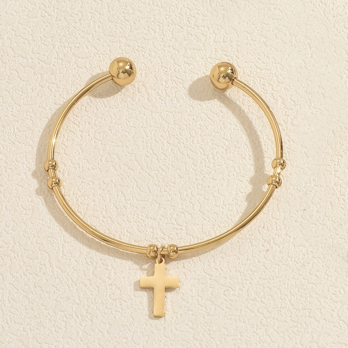 Triple Cross Bangle Bracelet