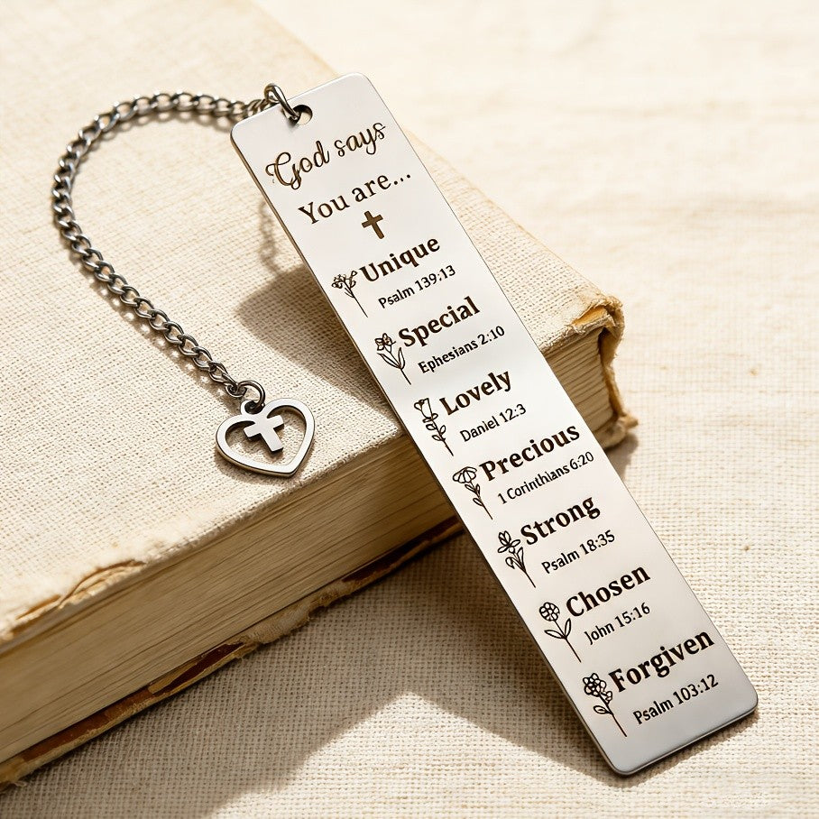 Engraved Scripture Bookmark