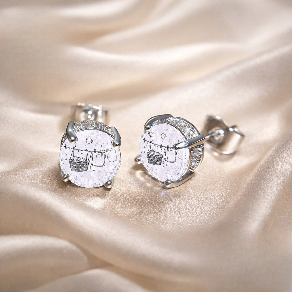 Laundry Line Stud Earrings