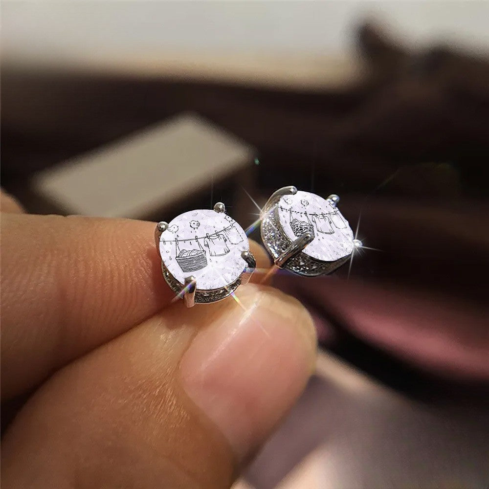 Laundry Line Stud Earrings