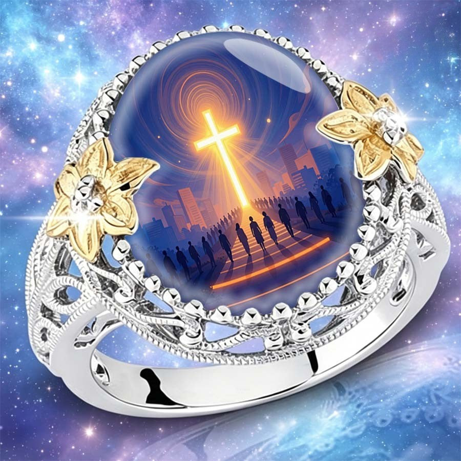 Cross Scene Statement Ring