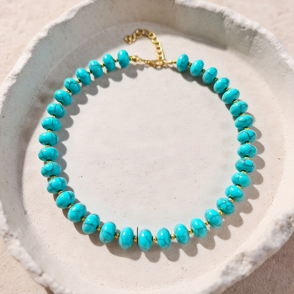 Turquoise Bead Necklace