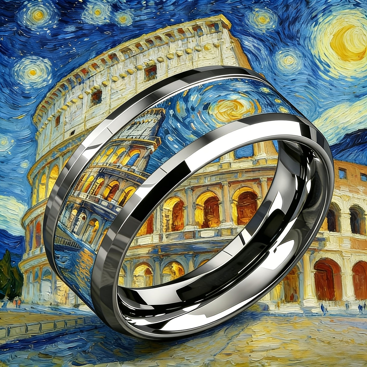 Starry Night Colosseum Ring