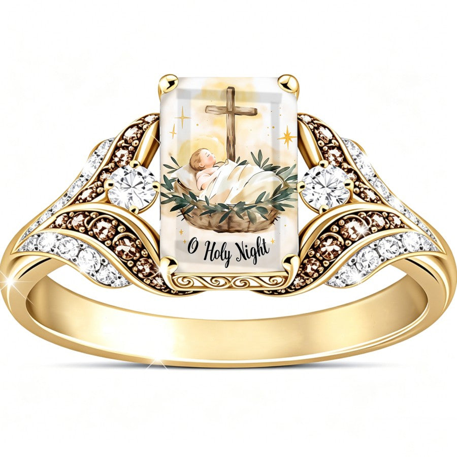 O Holy Night Nativity Ring
