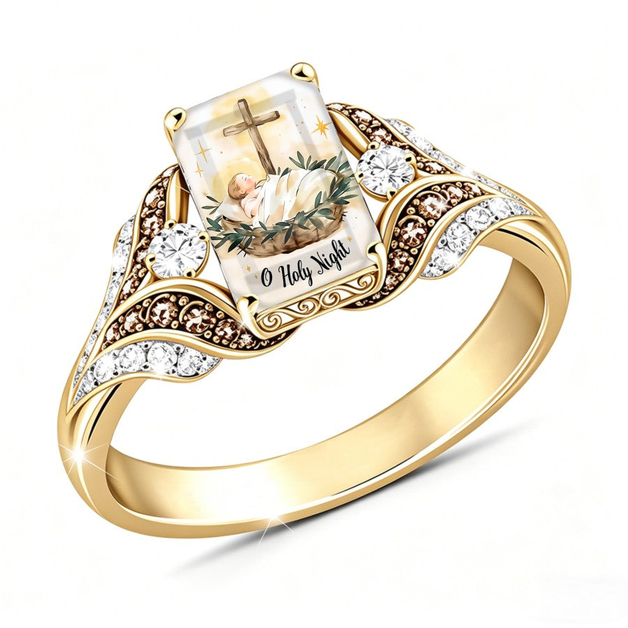 O Holy Night Nativity Ring