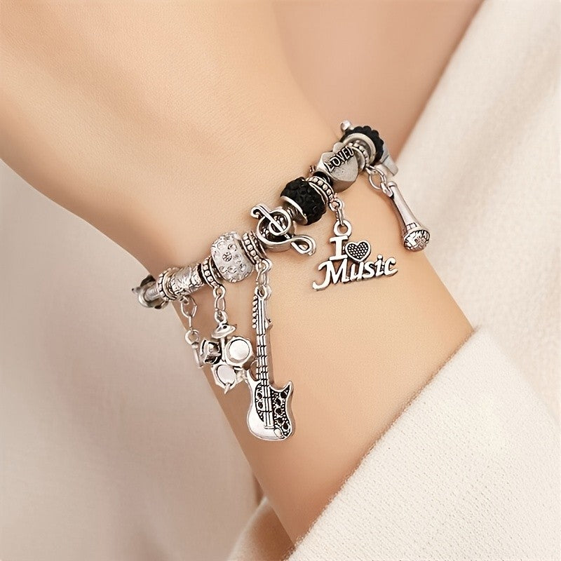 Musical Instruments Charm Bracelet