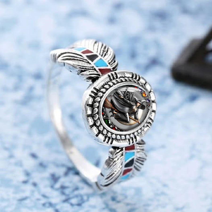 Witch Oval Statement Ring