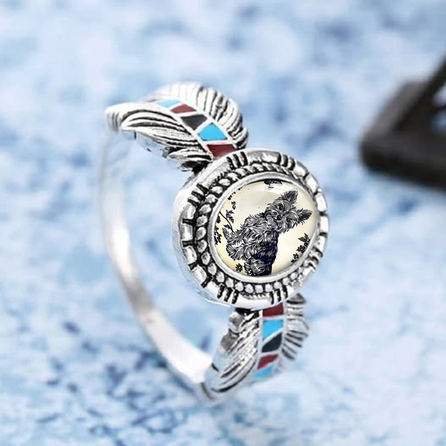 Yorkie Oval Ring
