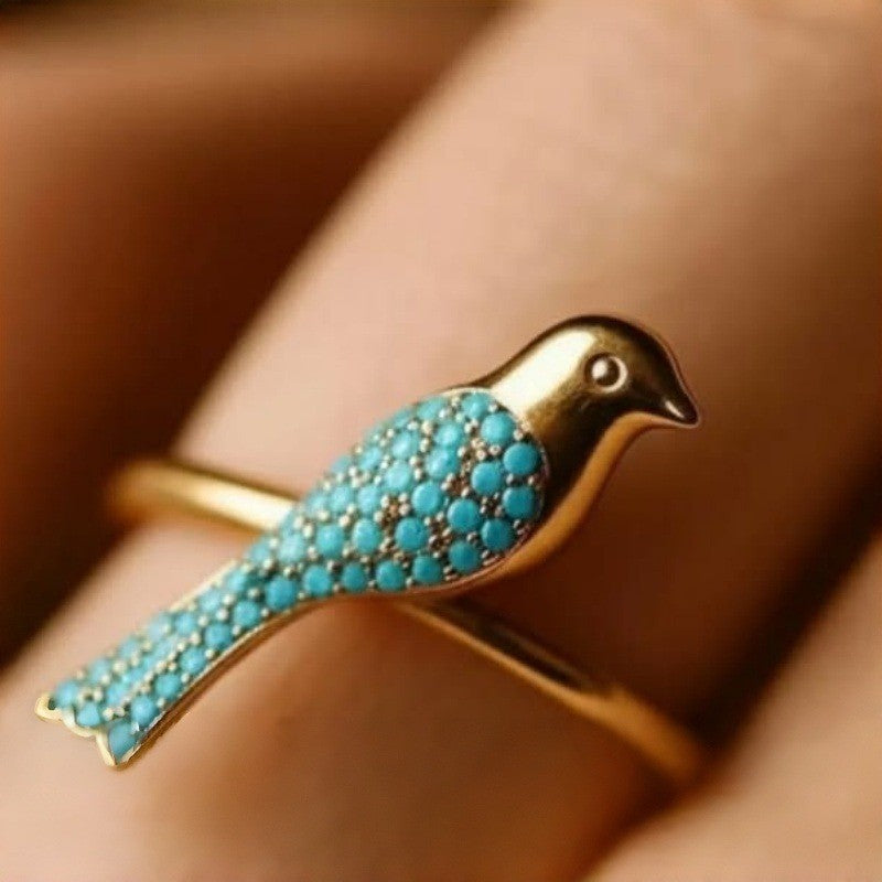 Turquoise Bird Ring